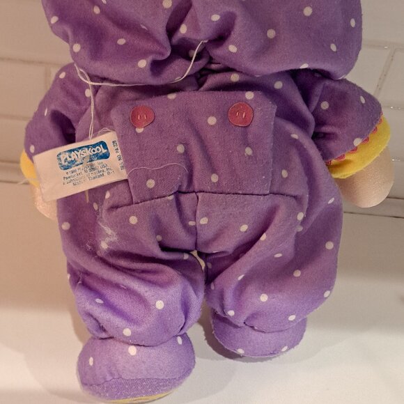 Jammie pies. Pittipin purple plush doll Playskool vintage - Picture 8 of 9